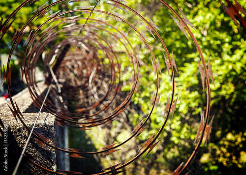 Steel fence