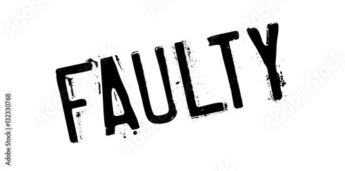 Faulty rubber stamp. Grunge design with dust scratches. Effects can be easily removed for a clean, crisp look. Color is easily changed.