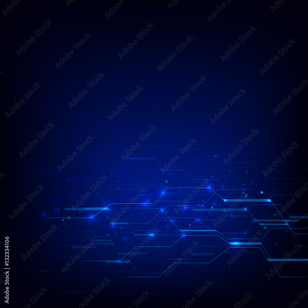 002 Abstract background technology circuit network connection li