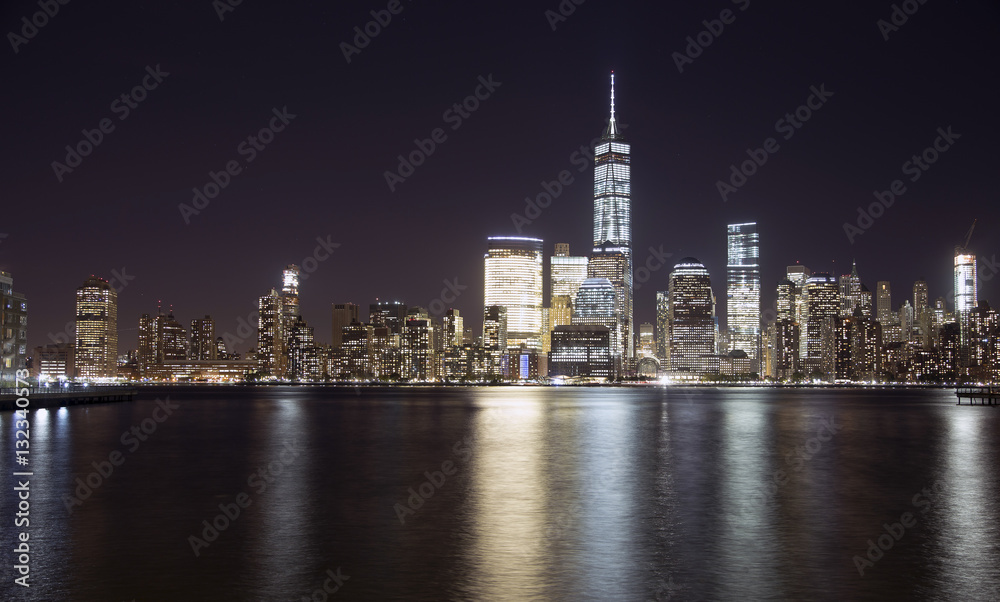 Obraz premium Manhattan by night