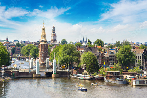 Panoramic view of Amsterdam