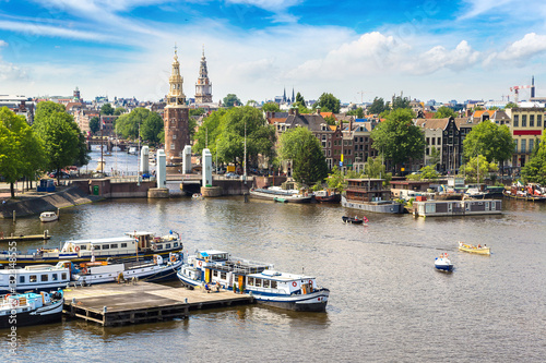 Panoramic view of Amsterdam