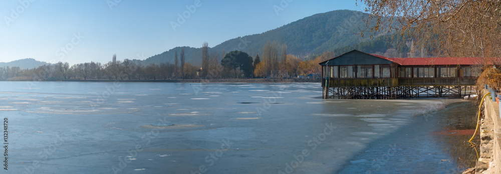 Beautiful town of Gölcük in winter Beautiful town of Gölcük in winter