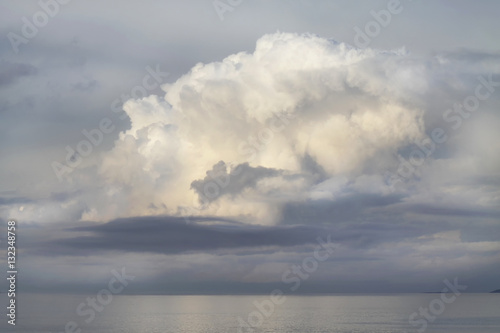 A huge cumulus cloud over the sea © v_ridjin
