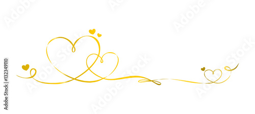 Schleifenband Herzen