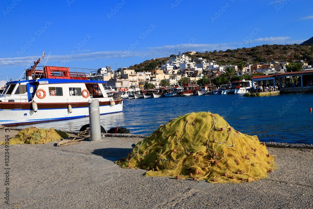 port of Elounda  ,Crete, Greece
