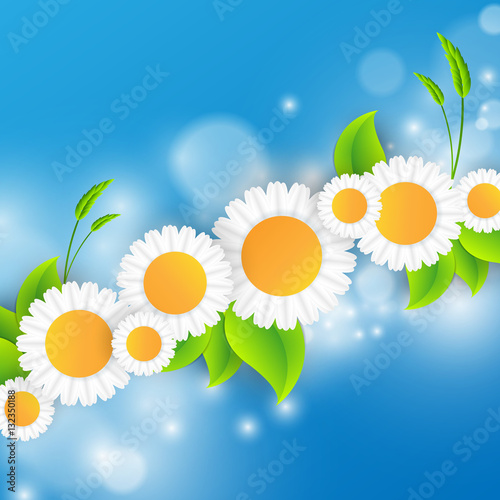 Vector floral background. Pattern for design. Eps10
