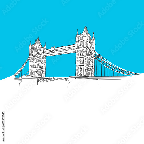Tower Bridge, England, Blaue Serie