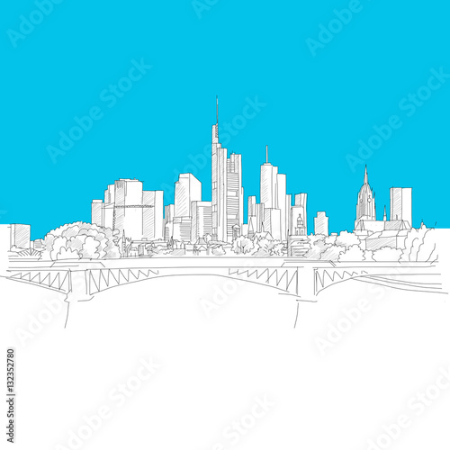 Frankfurt Skyline, Blaue Serie