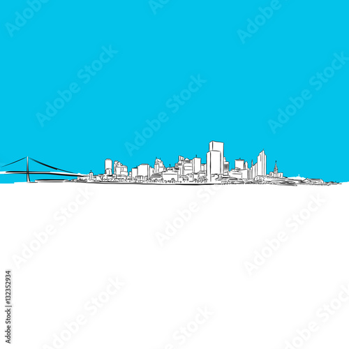 Los Angeles Panorama, Blaue Serie