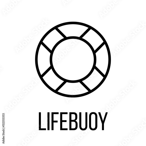 Lifebuyo icon or logo in modern line style. photo