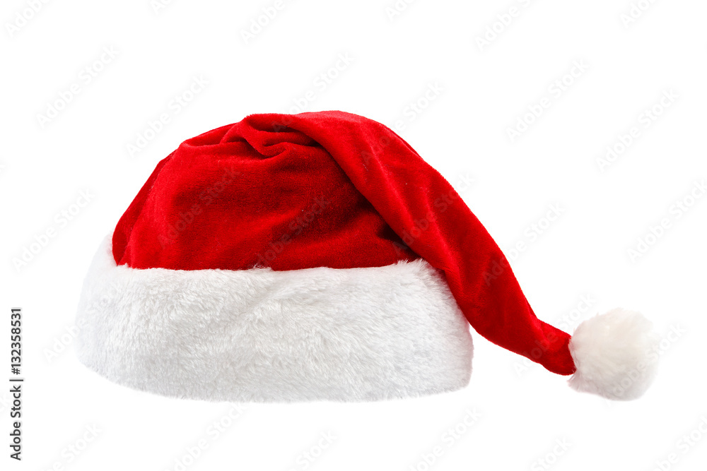 Santa Claus Hat isolated on white background Santa Claus Hat isolated on white background