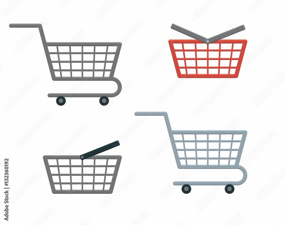 Shopping Cart and Basket Shopping Cart and Basket
