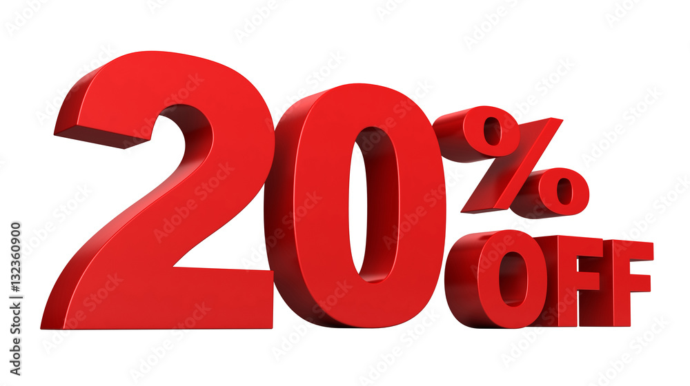 20 Percent off 20 Percent off