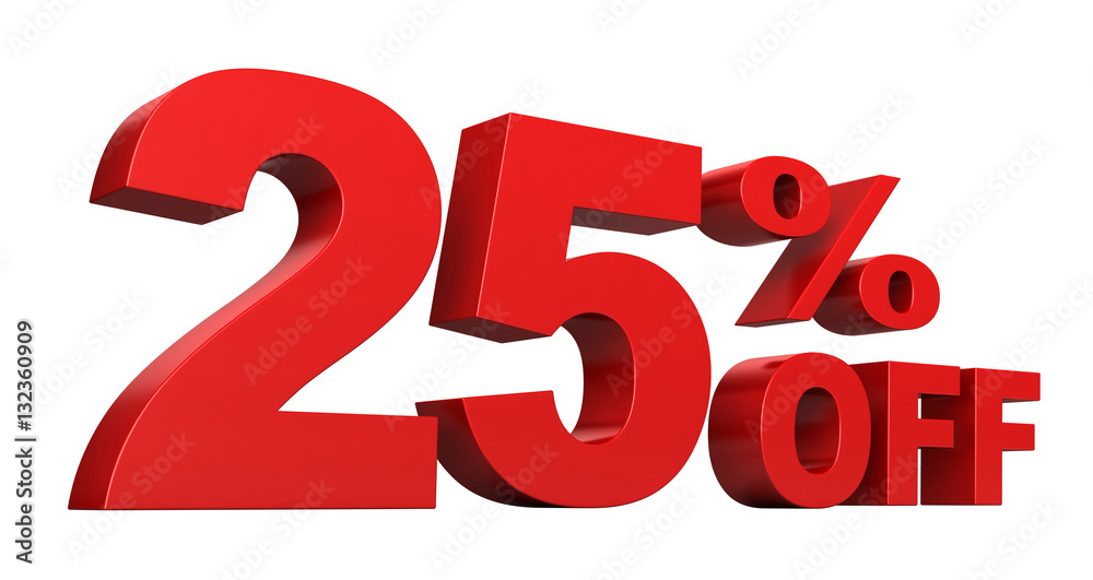 25 Percent Off 25 Percent Off