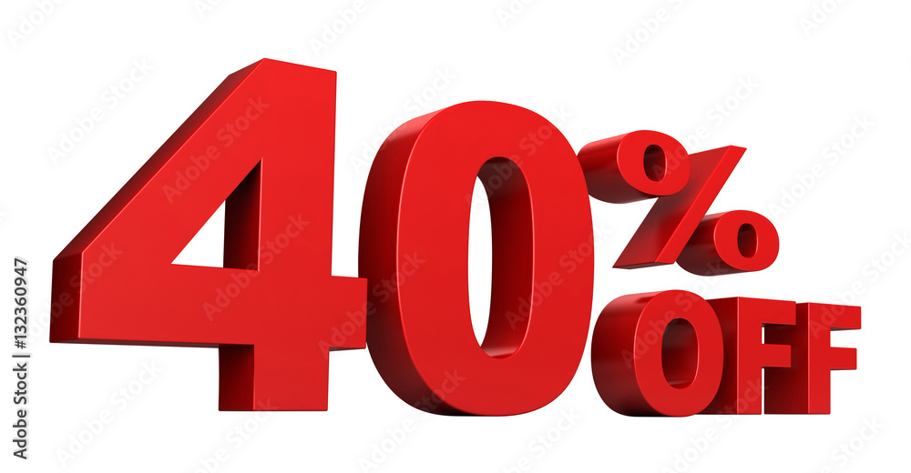 40 Percent Off 40 Percent Off