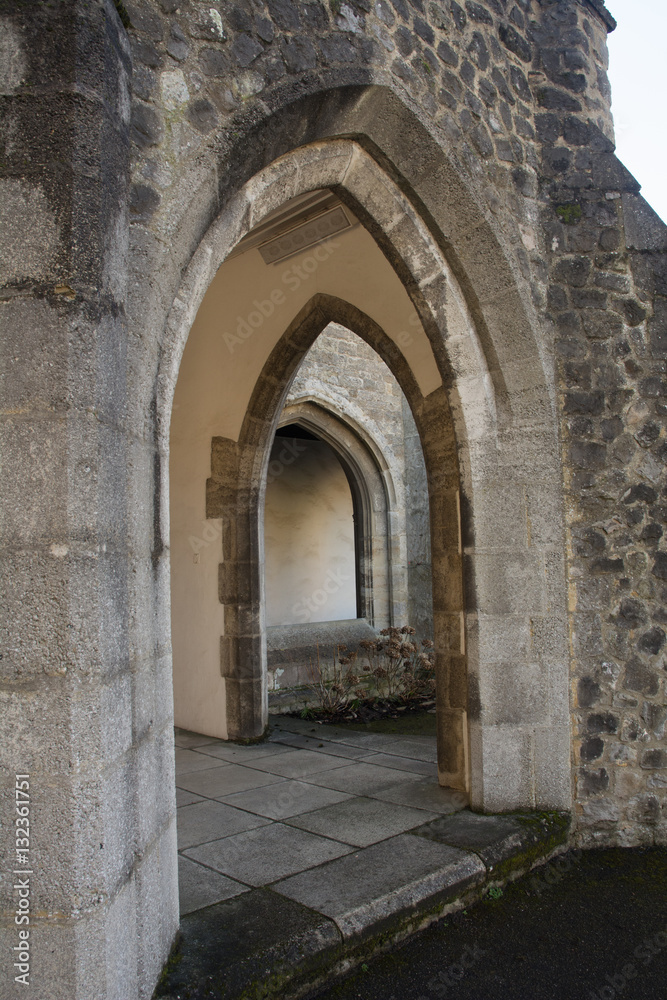 Gothic arches in English church