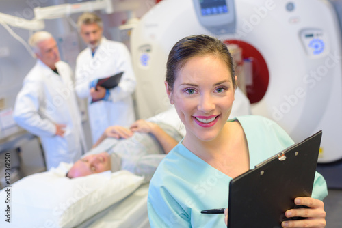 writing the MRI details photo