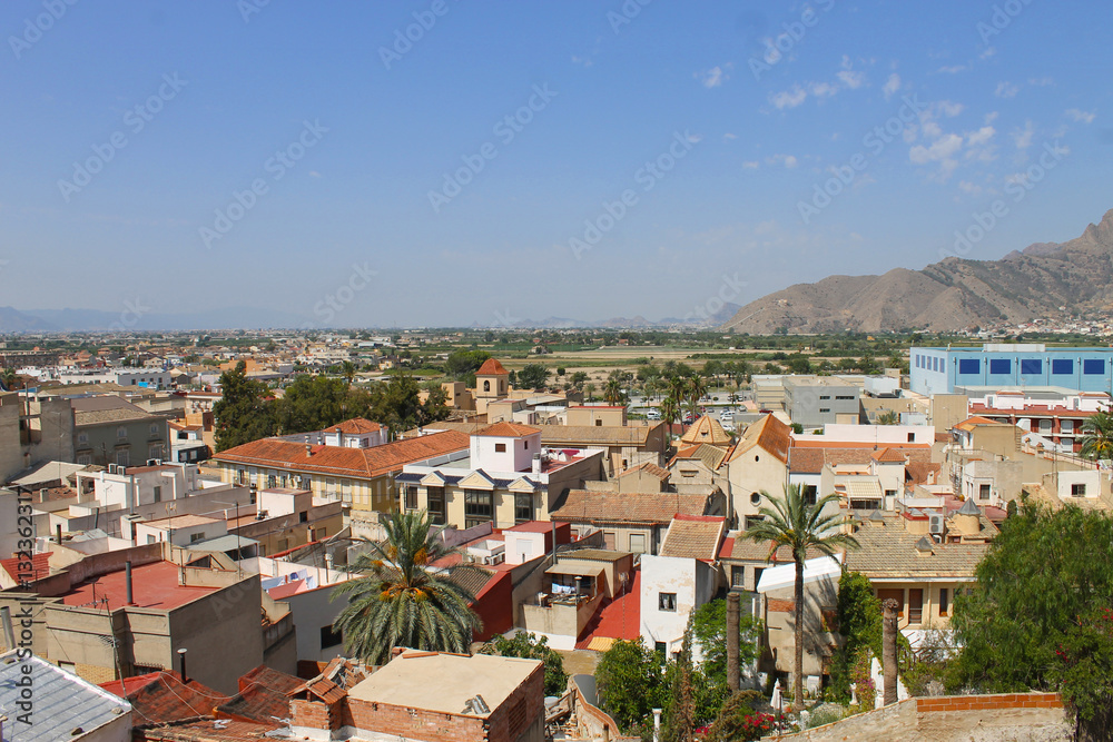Vista aérea de Orihuela, Alicante