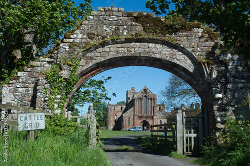 Fototapete Lanercost Priory in near Hadrians wall in the border district