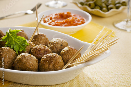 Spanish Tapas Albondigas