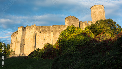 Rauzan Castle in evening light