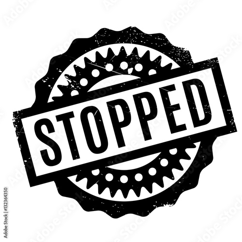 Stopped rubber stamp. Grunge design with dust scratches. Effects can be easily removed for a clean, crisp look. Color is easily changed.
