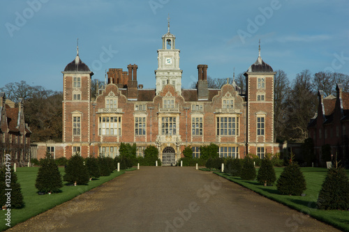 Old English manor house with driveway