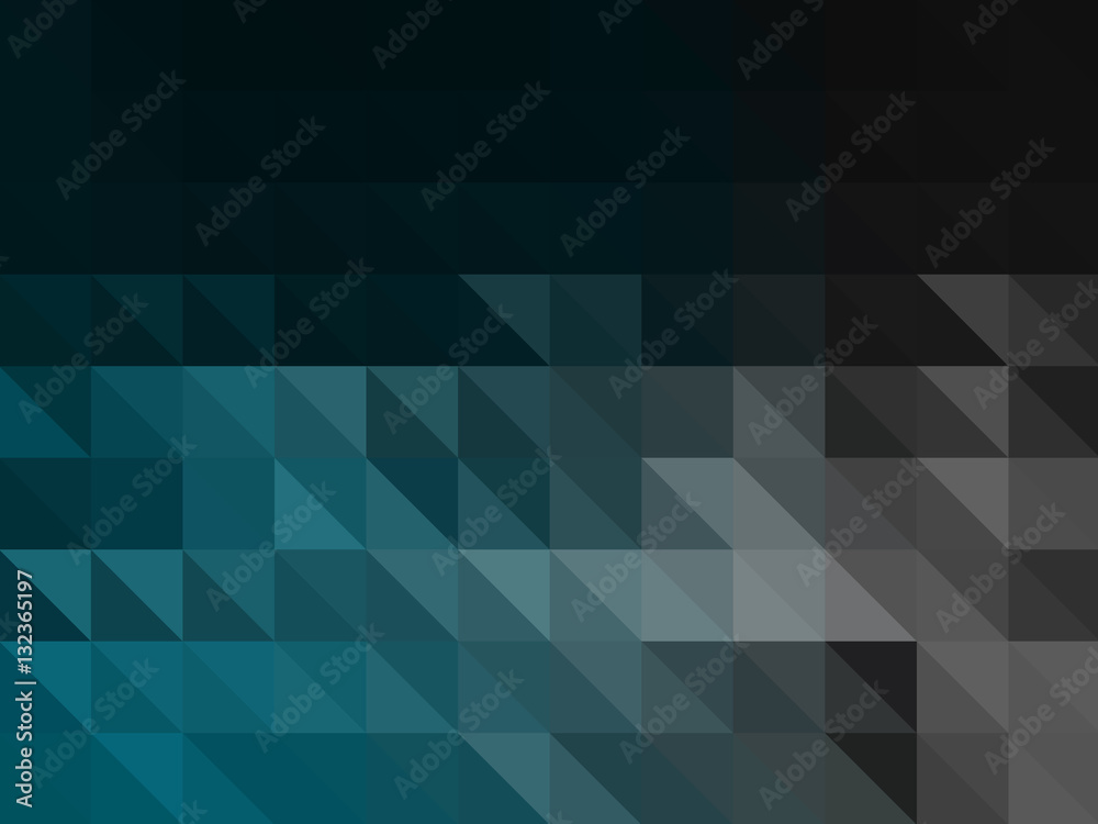 Obraz premium Vector abstract background of blue and grey triangles