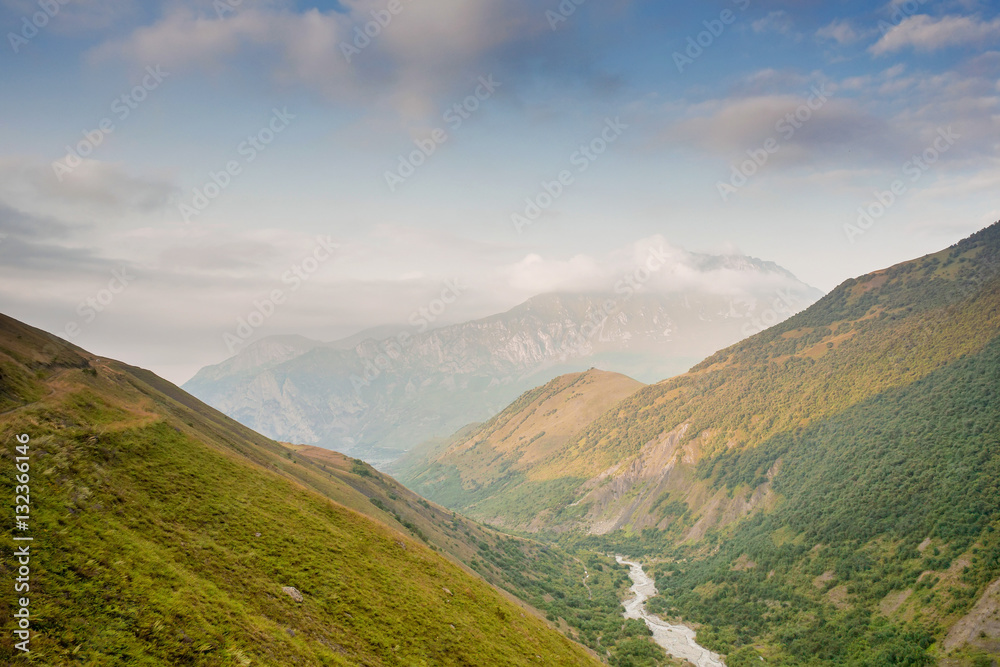 landscape with mountains. Republic Altay