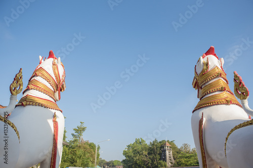 Singha at Chedi Buddhakhaya location at KANCHANABURI photo