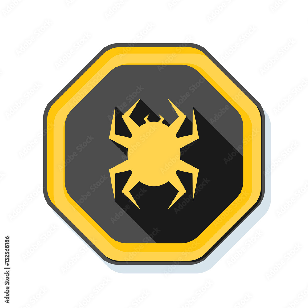 Virus hazard sign Virus hazard sign