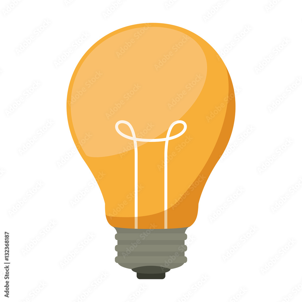 silhouette light bulb with filaments vector illustration silhouette light bulb with filaments vector illustration