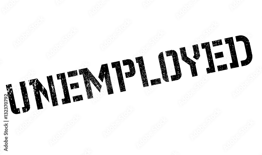 Unemployed rubber stamp. Grunge design with dust scratches. Effects can be easily removed for a clean, crisp look. Color is easily changed. Unemployed rubber stamp. Grunge design with dust scratches. Effects can be easily removed for a clean, crisp look. Color is easily changed.