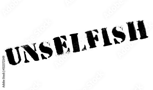 Unselfish rubber stamp. Grunge design with dust scratches. Effects can be easily removed for a clean, crisp look. Color is easily changed.