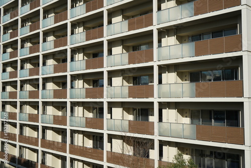 condo, tokyo, condominium, city, apartment, no people, residential building,exterior, clear sky,  © khunta