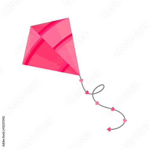 Kite icon vector.