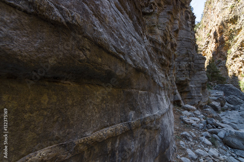 Samaria Gorge. Island of Crete. Greece.