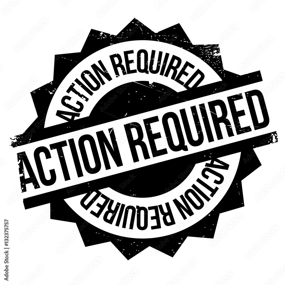 Action Required rubber stamp. Grunge design with dust scratches. Effects can be easily removed for a clean, crisp look. Color is easily changed. Action Required rubber stamp. Grunge design with dust scratches. Effects can be easily removed for a clean, crisp look. Color is easily changed.