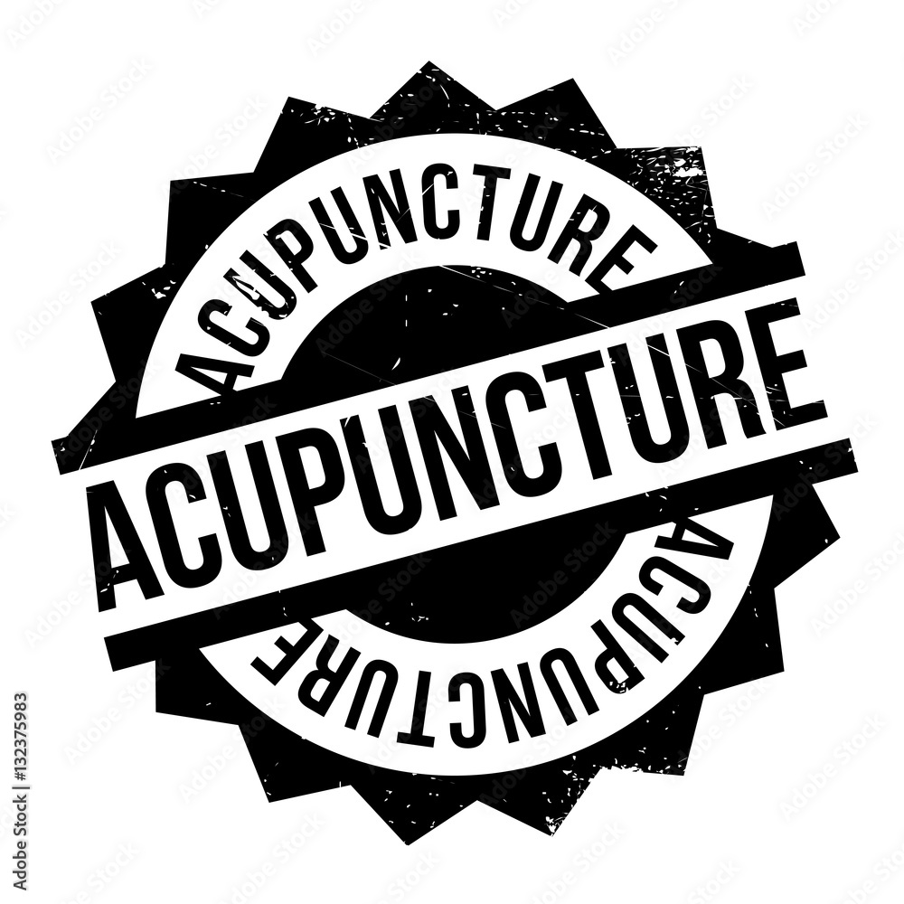Acupuncture rubber stamp. Grunge design with dust scratches. Effects can be easily removed for a clean, crisp look. Color is easily changed. Acupuncture rubber stamp. Grunge design with dust scratches. Effects can be easily removed for a clean, crisp look. Color is easily changed.