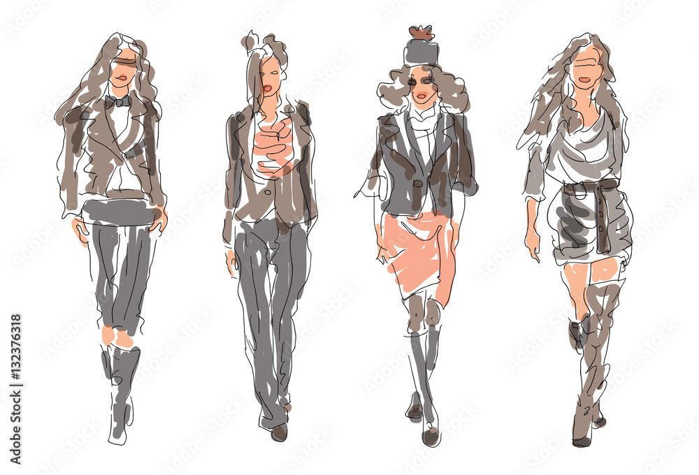     Sketch Fashion Women 