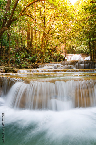 Waterfall in national park of Thailand