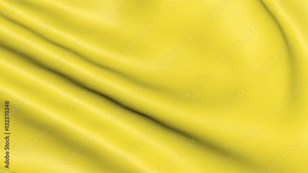 Background of yellow lemon color fabric 3D simulation. Waves of fabric cloth in the wind. Fine silk decorative cloth. Decorative cloth. Background of yellow lemon color fabric 3D simulation. Waves of fabric cloth in the wind. Fine silk decorative cloth. Decorative cloth.