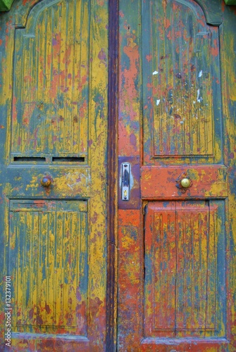 Kolorowe drzwi