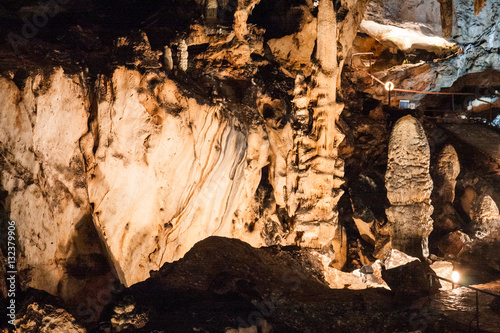 Scene from the amazing bulgarian cave Magura 