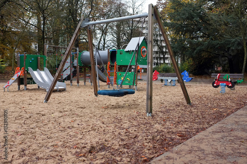 Children Playground in a city