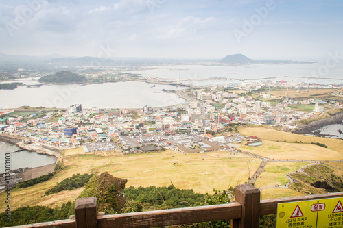Photography View from Seongsan Ilchulbong (Sunrise Peak), one of the UNESC
