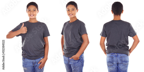 Different views of boy wear...