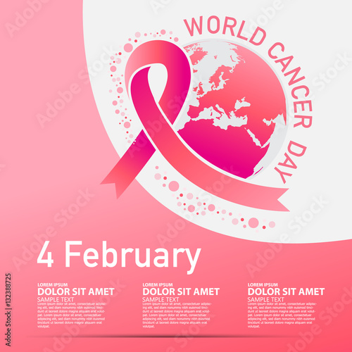 World cancer day vector