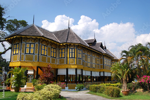 The Royal Museum in royal town Kuala Kangsar is a traditional Malay architecture which located at Perak, Malaysia photo